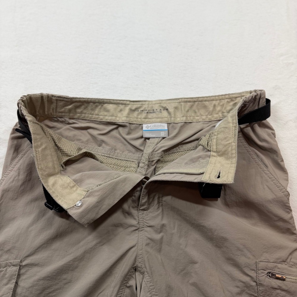 Columbia Silver Ridge Convertible Cargo Pants Mens 30x30 Khaki Excellent XM8003 - Picture 5 of 16